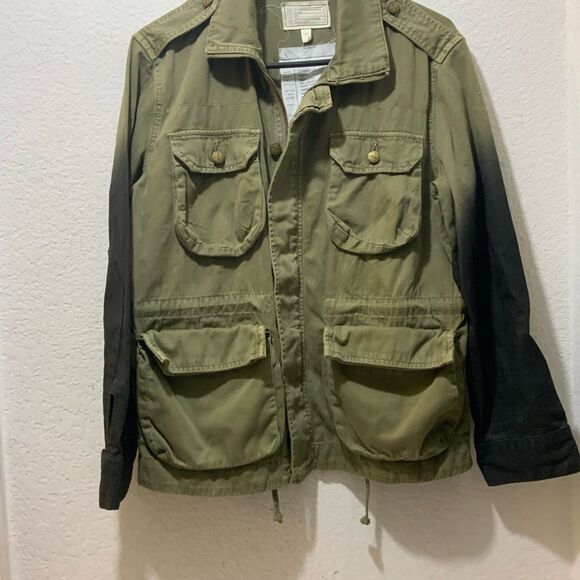 Current Elliot Army Green Ombre Jacket size 1 - Picture 2 of 12